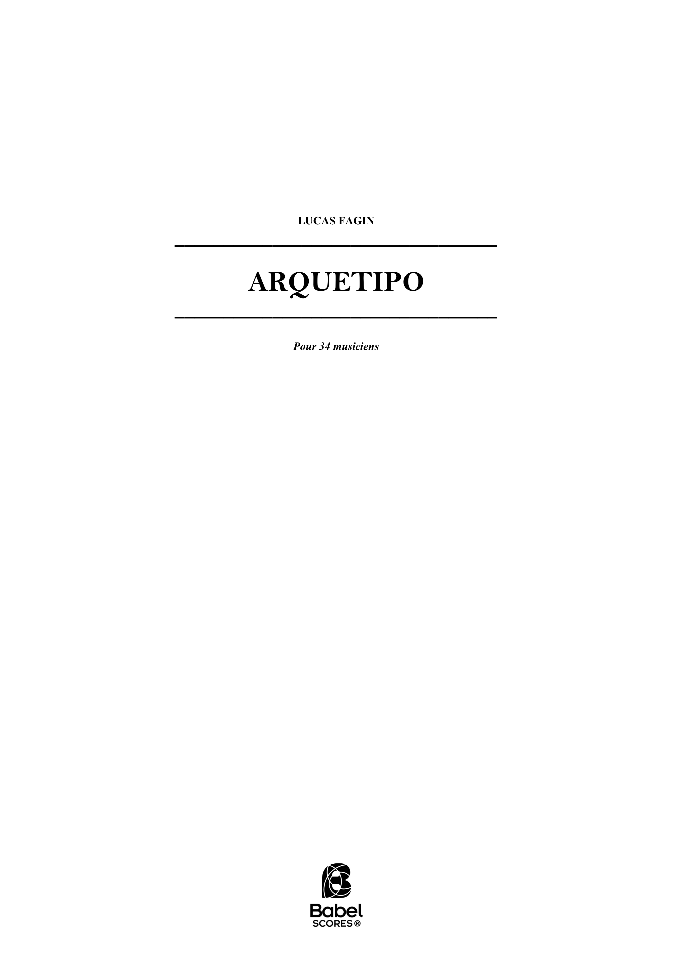 ARQUETIPO BABELSCORES edition